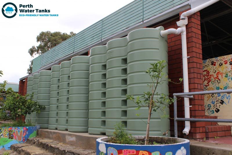 poly water tanks at perth schools